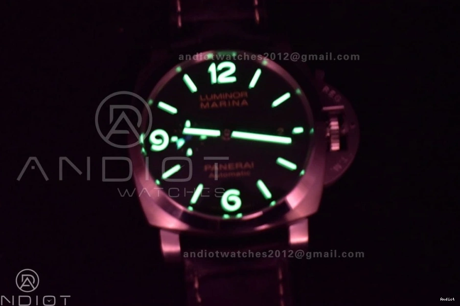  P.9010 Dial Black on PAM1312 1:1 Leather Black VSF Strap Edition Best 0210